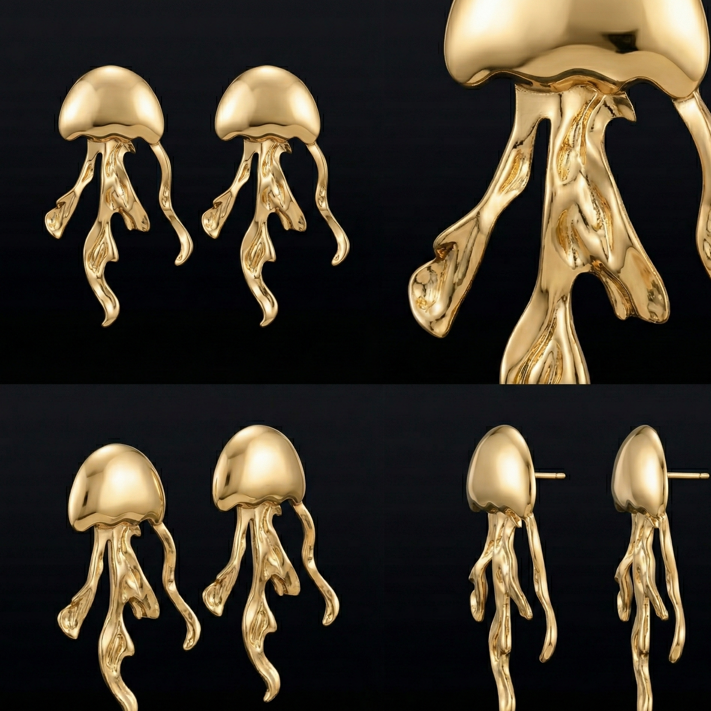 Molten Jellyfish Earring