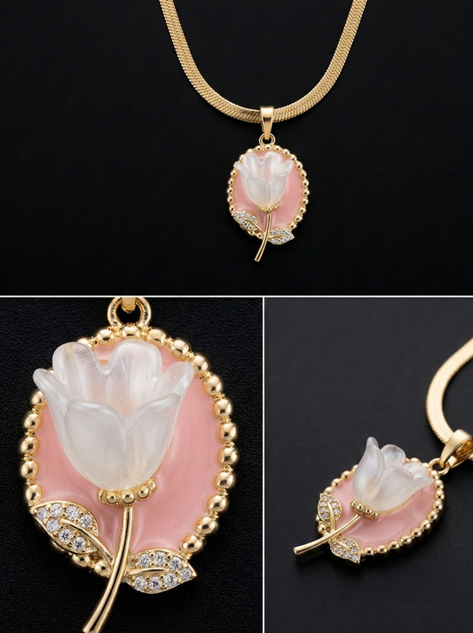 Blush Bloom Neckchain