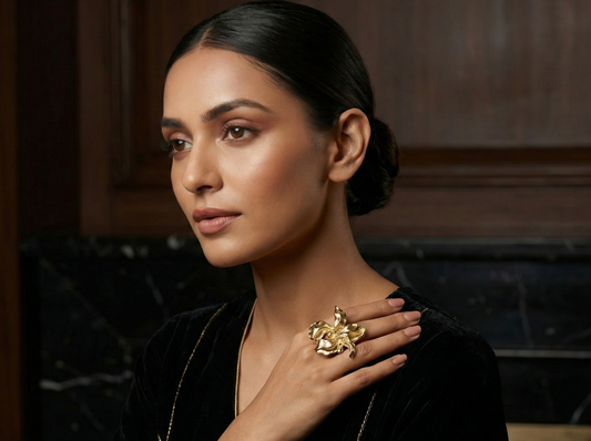 Golden Bloom Ring