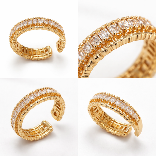 Aurora Crystal Couture Ring