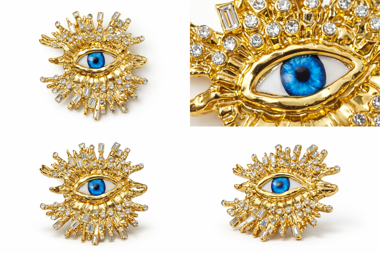 Divine Evil Eye Crystal Ring