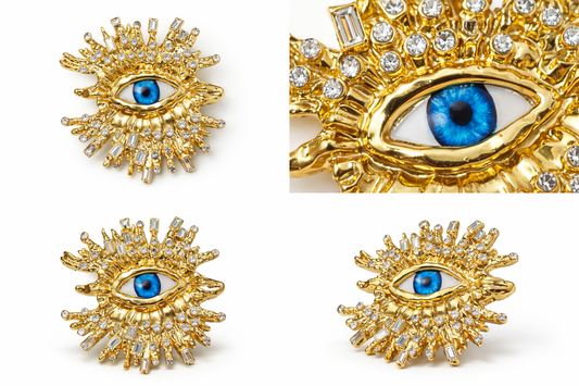 Divine Evil Eye Crystal Ring