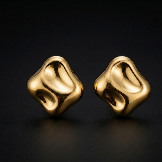 Organic Shape Earring