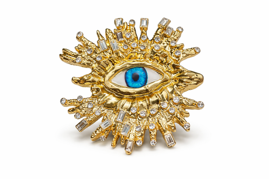 Divine Evil Eye Crystal Ring