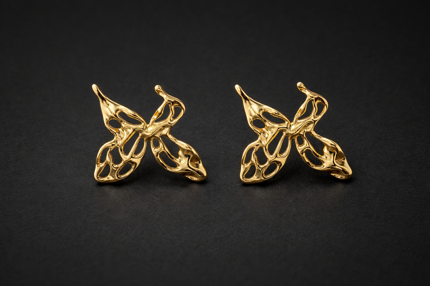 Abstract Butterfly Earring