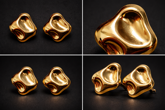 Organic Shape Earring